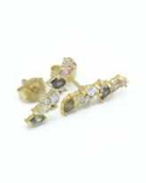 Gold Morpheus Stud Earrings